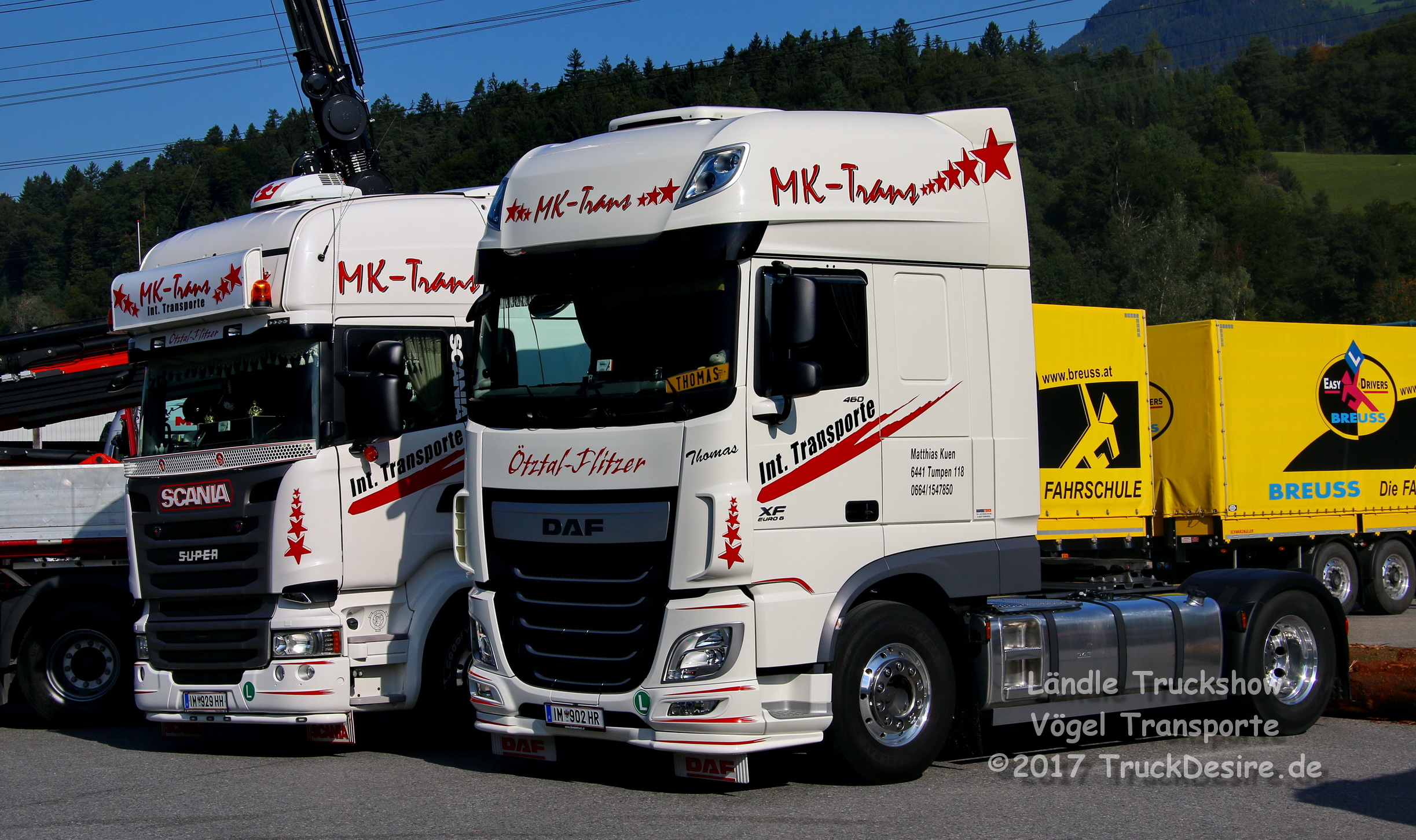 Ländle Truckshow 2017 Vögel Transporte